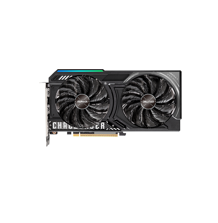 Tarjeta De Video Asrock Amd Radeon Rx 9060 Xt Challenger Oc/8gb Gddr6/pcie 5.0 X 16/128 Bits/boost Clock 3290 Mhz/dual Fan Con Indicador Led/1 Hdmi 2.1/2 Displayport 2.1/resolucion Max 8k