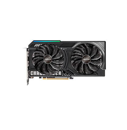 Tarjeta De Video Asrock Amd Radeon Rx 9060 Xt Challenger Oc/8gb Gddr6/pcie 5.0 X 16/128 Bits/boost Clock 3290 Mhz/dual Fan Con Indicador Led/1 Hdmi 2.1/2 Displayport 2.1/resolucion Max 8k