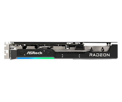 Tarjeta De Video Asrock Amd Radeon Rx 9060 Xt Challenger Oc/8gb Gddr6/pcie 5.0 X 16/128 Bits/boost Clock 3290 Mhz/dual Fan Con Indicador Led/1 Hdmi 2.1/2 Displayport 2.1/resolución Max 8k