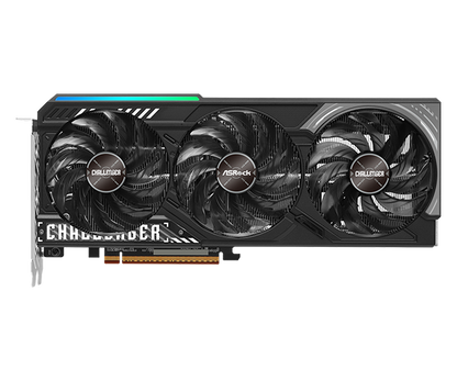 Tarjeta De Video Asrock Amd Radeon Rx 9070 Challenger/16gb Gddr6/pcie 5.0 X 16/256 Bits/20 Gbps/triple Fan Con Indicador Led/1 Hdmi 2.1/3 Displayport 2.1/resolución Máxima 7680 X 4320