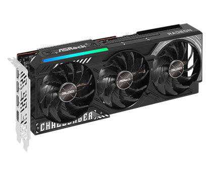 Tarjeta De Video Asrock Amd Radeon Rx 9070 Challenger/16gb Gddr6/pcie 5.0 X 16/256 Bits/20 Gbps/triple Fan Con Indicador Led/1 Hdmi 2.1/3 Displayport 2.1/resolución Máxima 7680 X 4320