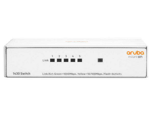 Switch Hpe Aruba R8r44a Instant On 1430 Con 5 Puertos Rj45 10/100/1000 Mbps No Administrable