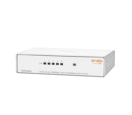 Switch Hpe Aruba R8r44a Instant On 1430 Con 5 Puertos Rj45 10/100/1000 Mbps No Administrable