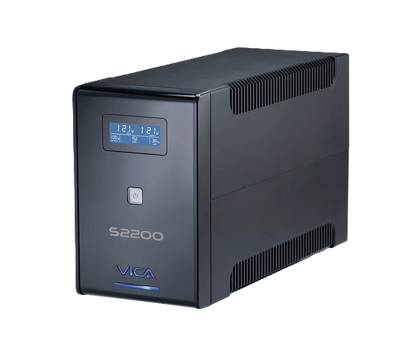 No Break Ups Vica S2200 2200va/1200w 10 Tomas Nema 5-15r (5/5) Rj11/45 , Pantalla Lcd 3 AÑos De Garantia