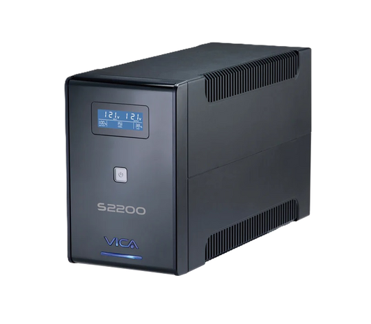 No Break Ups Vica S2200 2200va/1200w 10 Tomas Nema 5-15r (5/5) Rj11/45 , Pantalla Lcd 3 AÑos De Garantia