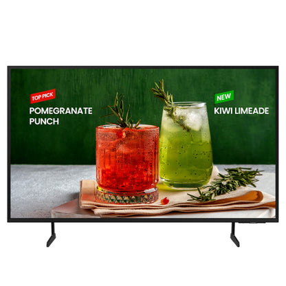 Television Led Samsung 50 Semi Profesional Smart Tv Serie Be50d-h, 4k Uhd 3840x2160, 3 AÑos Garantia, SeÑalizacion Digital Basica, Apps Smart, Usb, Hdmi, 16/7