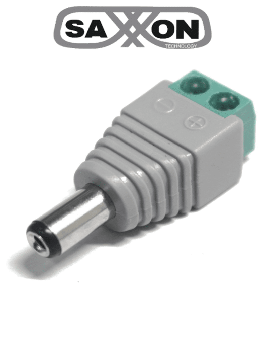 Conector De EnergÍa/ Saxxon/ Psubr12h Bolsa De 10 Conectores Plug Macho/ Para Fuente De Poder/ Bloque Para Atornillar Positivo Y Negativo