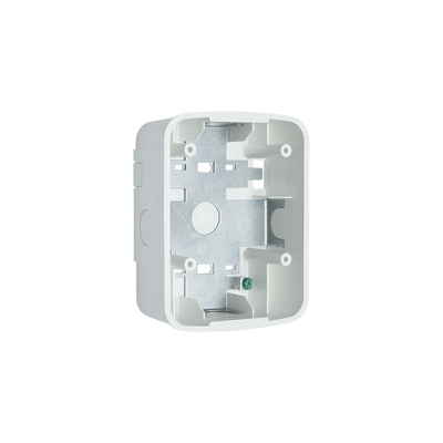 Caja De Montaje En Pared Para Bocina Y Bocina Con Lampara Estroboscopica, Color Blanco
