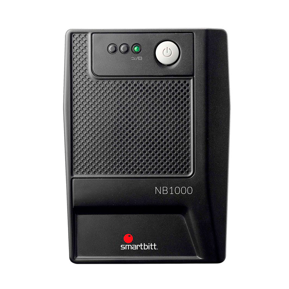 No-break Interactivo Smartbitt  Sbnb1000usb  1000va/500w, Clavija Nema 5-15p, 6 Contactos Tipo Nema 5-15r Con Respaldo De Baterias, Regulacion Y Supresion De Picos, Proteccion Rj-11, Puerto Usb