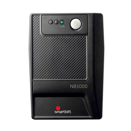 No-break Interactivo Smartbitt  Sbnb1000usb  1000va/500w, Clavija Nema 5-15p, 6 Contactos Tipo Nema 5-15r Con Respaldo De Baterias, Regulacion Y Supresion De Picos, Proteccion Rj-11, Puerto Usb