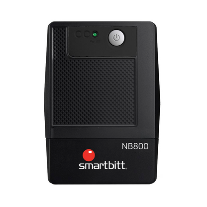No-break Interactivo Smartbitt  Sbnb800  800va/400w, Clavija Nema 5-15p, 6 Contactos, Tipo Nema 5-15r, Todos Con Respaldo De Baterias, Regulacion Y Supresion De Picos.