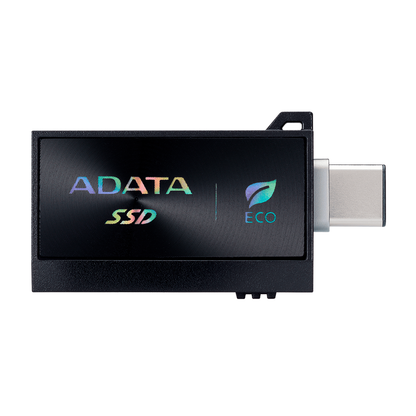 Unidad De Estado Solido Ssd Externo Adata Sc730 512gb Portatil Usb 3.2 Gen 2 Tipo C Windows Mac Android Linux Color Negro Sc730-512g-cacti