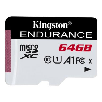 Memoria Flash Micro Sd Kingston Sdhc High Endurence 64gb 95r Uhs-i U1 V10 P/ Videovigilancia(sdce/64gb)