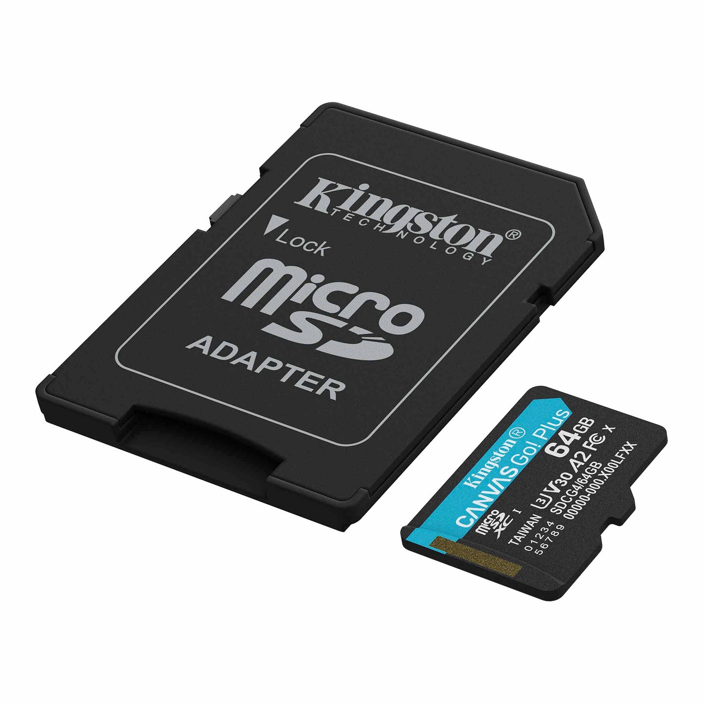Memoria Flash Micro Sd Kingston Sdxc Canvas Go Plus 64gb 200mb/s Uhs-i U3 V30 C/adaptador (sdcg4/64gb)