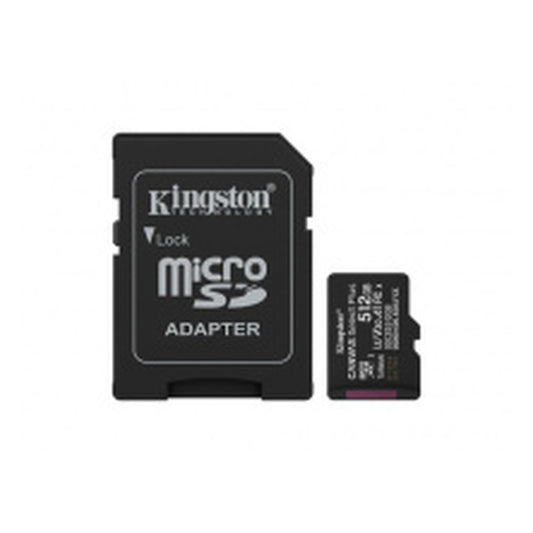 Memoria Flash Micro Sd Kingston Sdxc Canvas Select Plus 512gb 150mb/s Uhs-i U3 V30 C/adaptador (sdcs3/512gb)