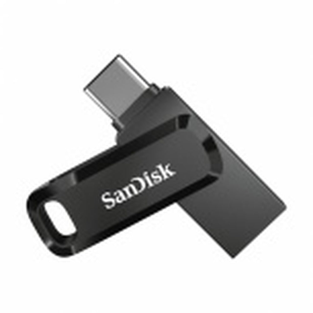Memoria Sandisk Ultra Dual Drive Go Usb 32gb Tipo-c / Usb A 3.1 Velocidad De Lectura 150mb/s Color Negro Sdddc3-032g-g46