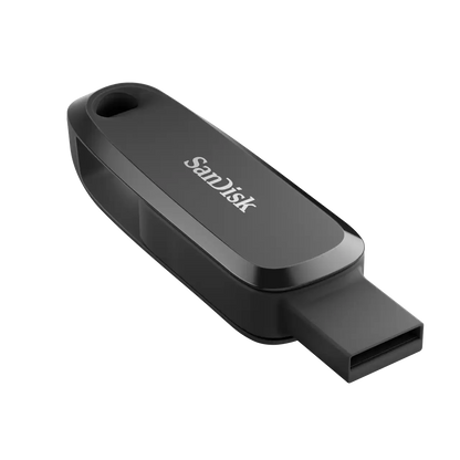 Memoria Sandisk 256gb Usb 3.2 Gen1 Phone Drive Para Android Tipo-c/tipo A Negro Giratoria Sdddc6-256g-g46