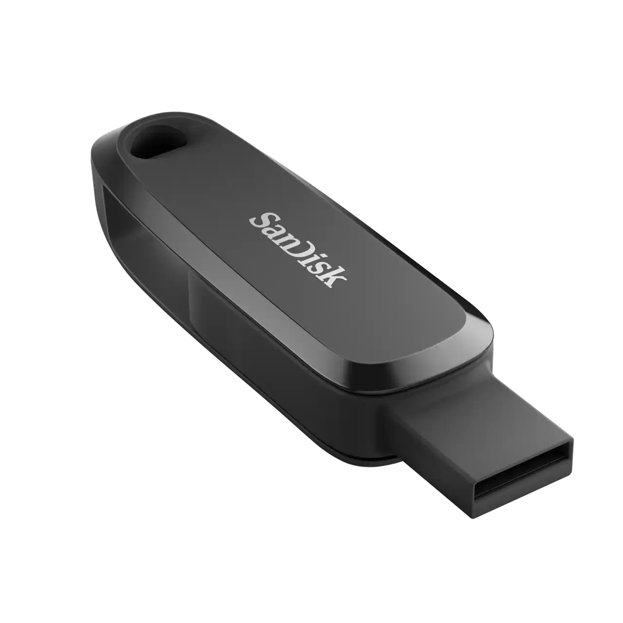 Memoria Sandisk 128gb Usb 3.2 Gen1 Phone Drive Para Android Tipo-c/tipo A Negro Giratoria Sdddc6-128g-g46