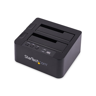 Base Clonadora Dock Station Usb 3.0 Y Esata Copiadora De Unidades De Disco Sata 6gbps De 2.5 Y 3.5 Pulgadas - Clonador Autonomo - Startech.com Mod. Sdock2u33re