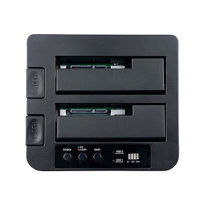 Base Clonadora Dock Station Usb 3.0 Y Esata Copiadora De Unidades De Disco Sata 6gbps De 2.5 Y 3.5 Pulgadas - Clonador Autonomo - Startech.com Mod. Sdock2u33re