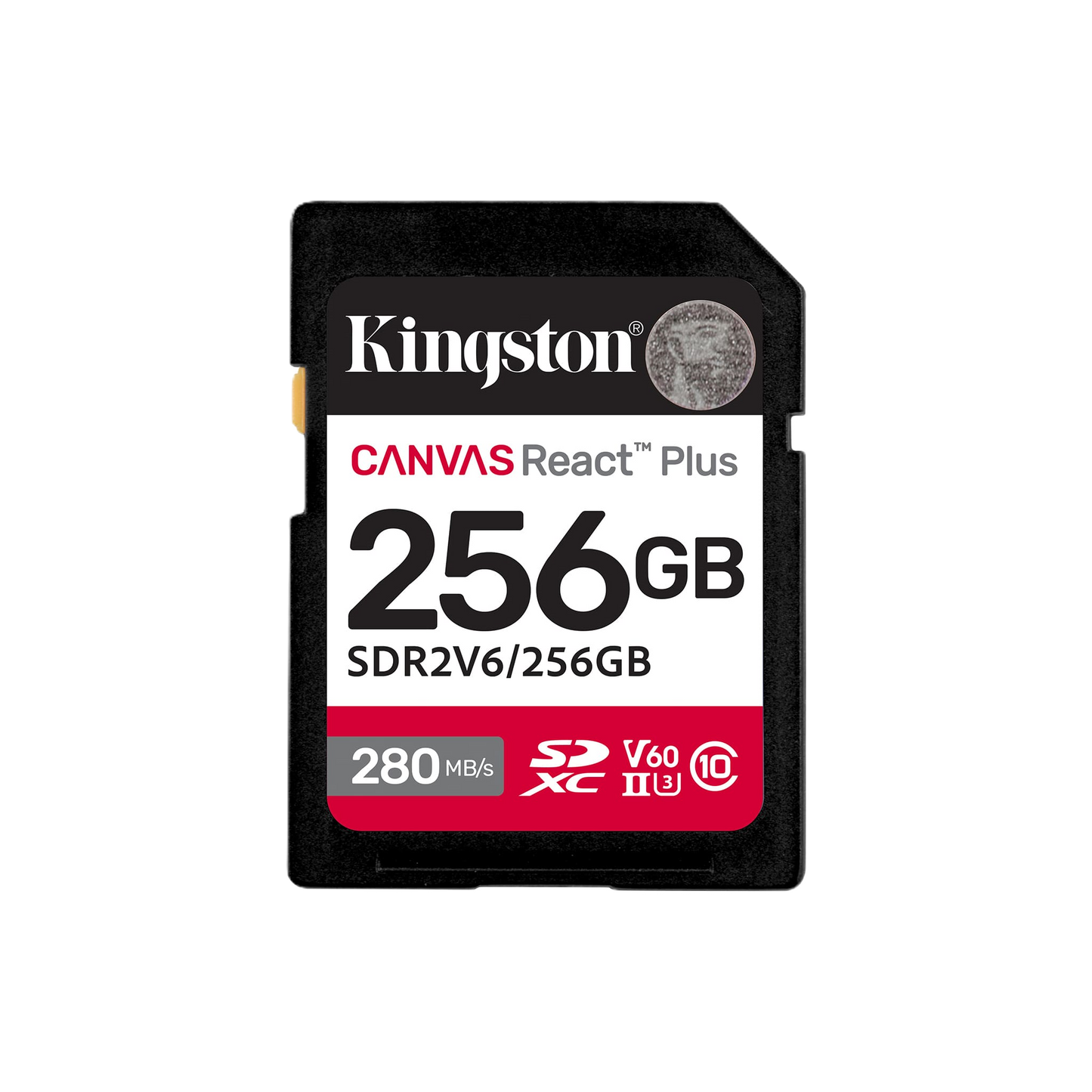 Memoria Flash Sd Kingston Sdxc Canvas React Plus 256gb 280r/150w Uhs-ii U3 V60 Sdr2v6/256gb