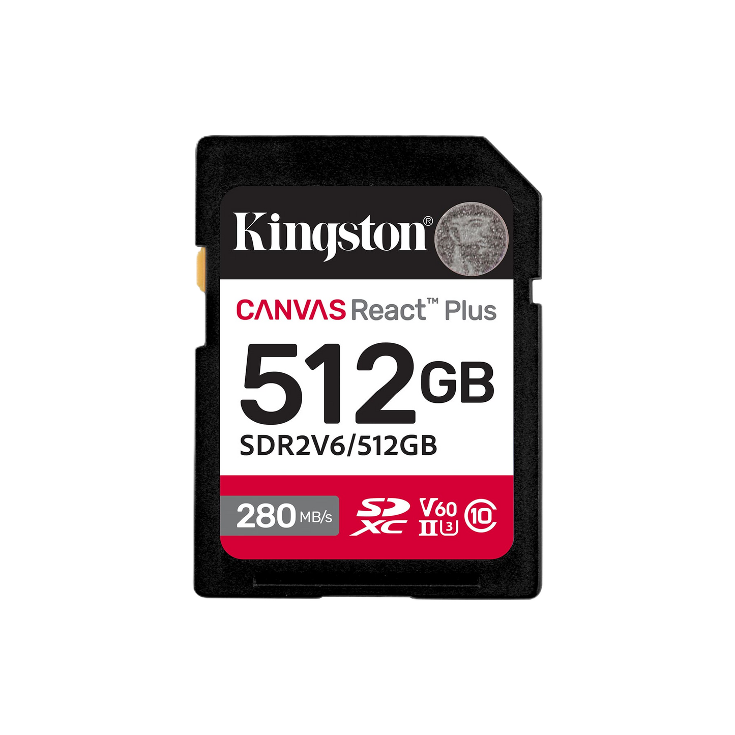 Memoria Flash Sd Kingston Sdxc Canvas React Plus 512gb 280r/150w Uhs-ii U3 V60 Sdr2v6/512gb