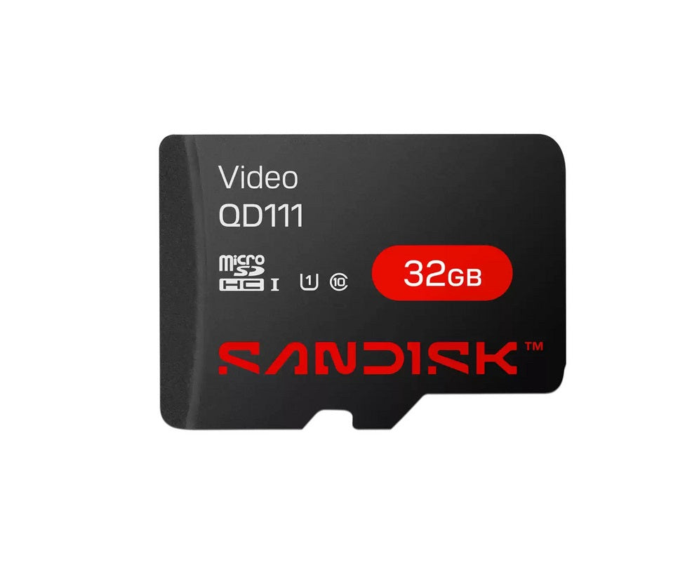 Memoria Sandisk Video Sc Qd111 Micro Sdhc 32gb Videovigilancia 24/7 Clase 10 U1 Lect 100mb/s Esc 20mb/s  Sdsdqas4-032g-bp