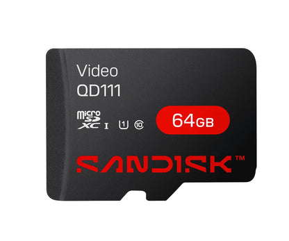 Memoria Sandisk Video Sc Qd111 Micro Sdhc 64gb Videovigilancia 24/7 Clase 10 U1 Lect 100mb/s Esc 20mb/s  Sdsdqas4-064g-bp