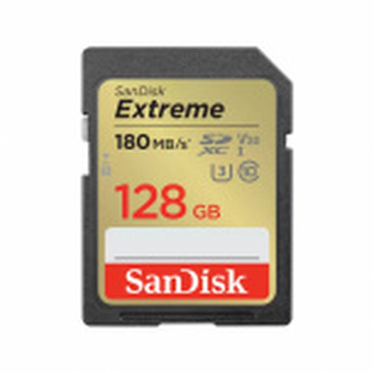 Memoria Sandisk Sdxc 128gb Extreme 180mb/s 4k Clase 10 U3 V30 Sdsdxva-128g-gncin