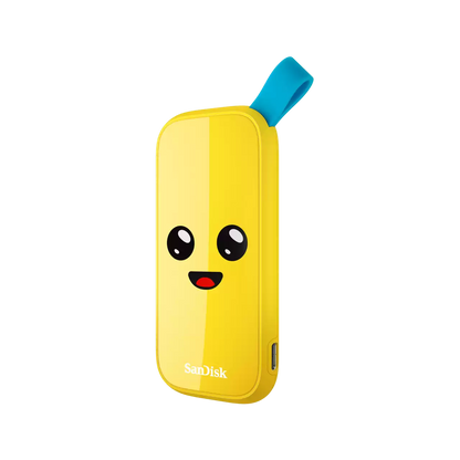 Unidad De Estado Solido Ssd Externo Sandisk Fortnite Portable Banano 1tb Usb 3.2 Gen2 Lect.800 Mb/s Pc Sdssde30-1t00-g25f