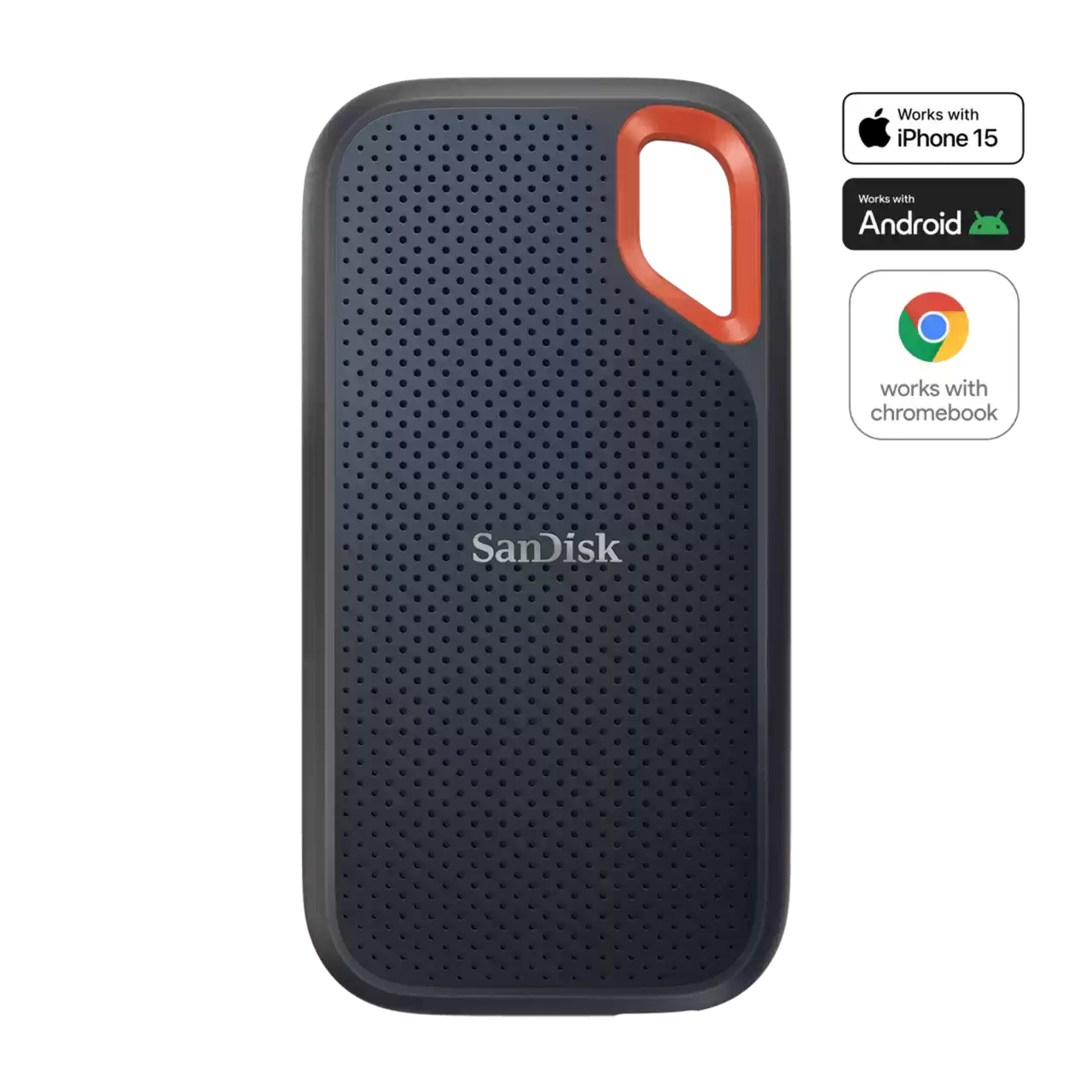 Unidad De Estado Solido Ssd Externo Sandisk Extreme Portable 4tb 2.5 Usb 3.2 Velocidad De Lect.1050 Mb/s Escrit.1000mb/s Uso Rudo Sdssde61-4t00-g25