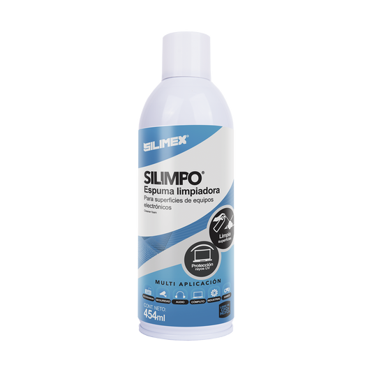 Espuma Silimpo Para Gabinetes De Equipos Electronicos Antiestatico Silimex 454 Ml