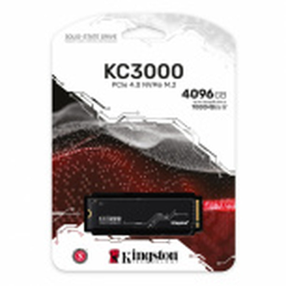 Unidad De Estado Solido Kingston Interno Kc3000 4096gb M.2 2280 Nvme Pcie Gen 4x4 Lect.7000/escrit.7000 Mb/s Pc/laptop Skc3000d/4096g