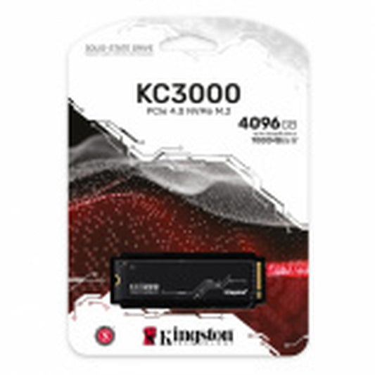 Unidad De Estado Solido Kingston Interno Kc3000 4096gb M.2 2280 Nvme Pcie Gen 4x4 Lect.7000/escrit.7000 Mb/s Pc/laptop Skc3000d/4096g