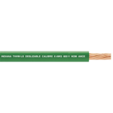( Venta Por Metro ) Cable 10 Awg  Color Verde, Conductor De Cobre Suave Cableado. Aislamiento De Pvc, Auto-extinguible.
