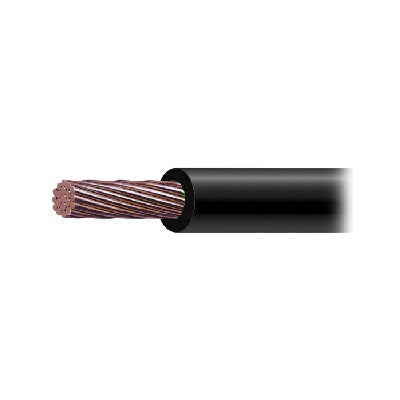 Cable De Cobre Recubierto Thw-ls Calibre 4/0 Awg 19 Hilos Color Negro (venta Por Metro).
