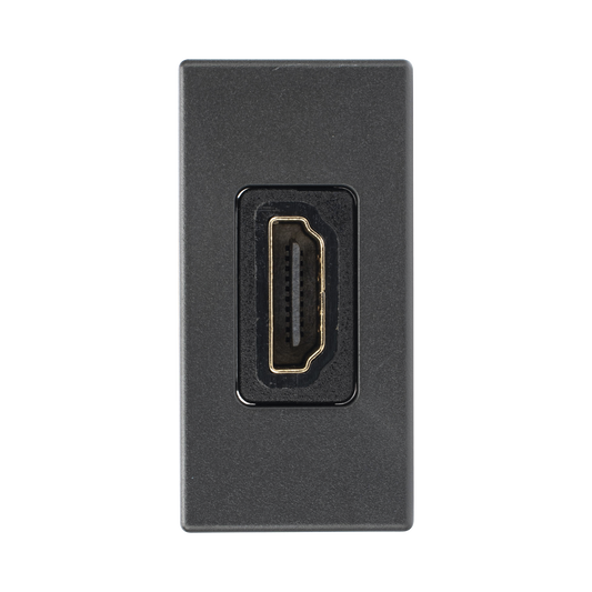 Módulo HDMI Hembra - Hembra Color Grafito / (K129B/14)