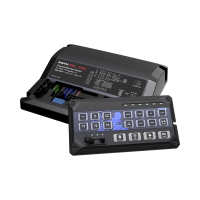 Sirena Vehicular De 200w De Potencia, Con Controlador De Panel Deslizante De 19 Botones, Indicador De Flecha De Tráfico De 6 Led, 12 Salidas Auxiliares