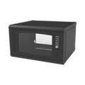 Gabinete Para Montaje En Pared, Con Puerta De Cristal Templado, Cuerpo Fijo, Con 6 Unidades De Rack, De 19in, Fabricado En Acero
