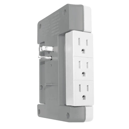 Supresor De Picos Koblenz Ss-2000-usb, 2000 Joules, 6 Contactos Giratorios, 2 Puertos Usb, DiseÑo Tv De Pared. 3 AÑos De GarantÍa. Sku 00-5348-00-8