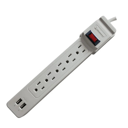 Supresor De Picos Koblenz Ss-550-usb, 550 Joules, 5 Contactos Aterrizados, 2 Puertos Usb. 1 AÑo De Garantia. Sku 00-5333-000