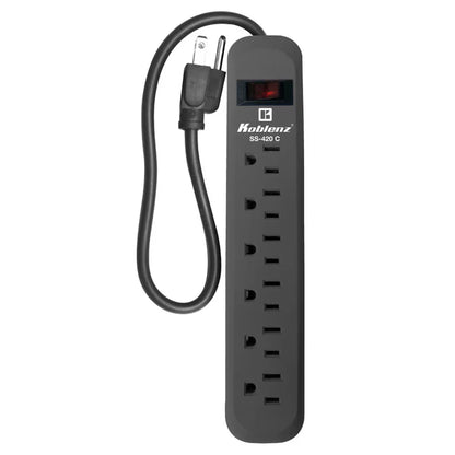 Supresor De Picos Koblenz Ss-420-c, 420 Joules, 6 Contactos Aterrizados Nema 5-15r. 1 AÑo De Garanta Sku 00-5340-00-5