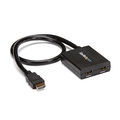 Splitter Hdmi De 2 Puertos - Divisor De Video Hdmi De 2 Puertos - Splitter Hdmi 4k 30hz De 2x1 Alimentado Por Usb - Startech.com Mod. St122hd4ku