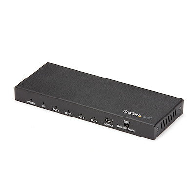 Splitter Hdmi - De 4 Puertos - 4k 60hz - Divisor Hdmi 1 Entrada 4 Salidas - Splitter Hdmi De 4 Salidas - Divisor De Puertos Hdmi - Startech.com Mod. St124hd202