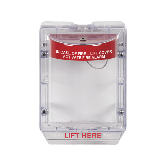 Protector para Estación de Jalón, con Espaciador, Texto en Ingles