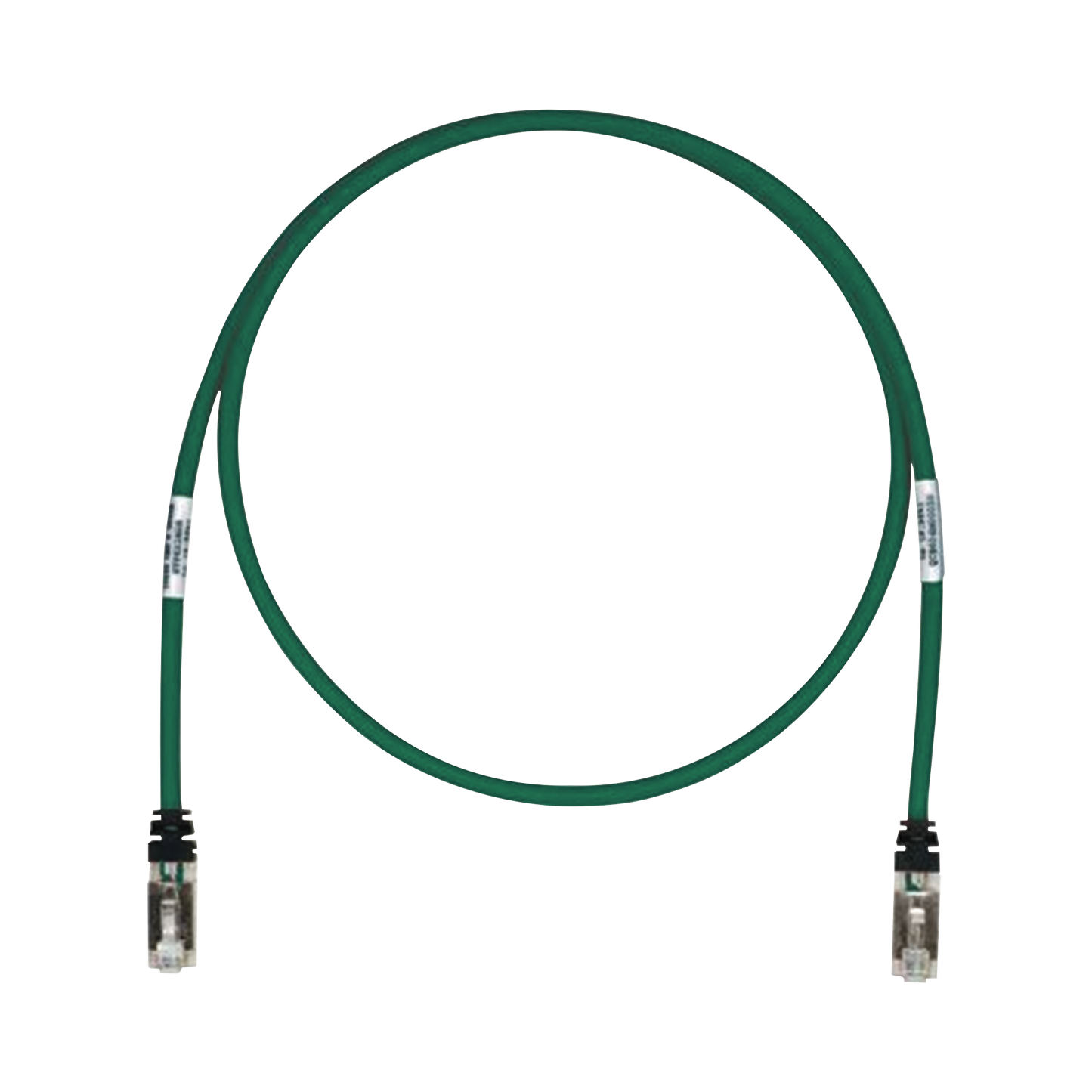 Patch Cord Cat6A, Blindado S/FTP, CM/LS0H, 10ft, Color Verde
