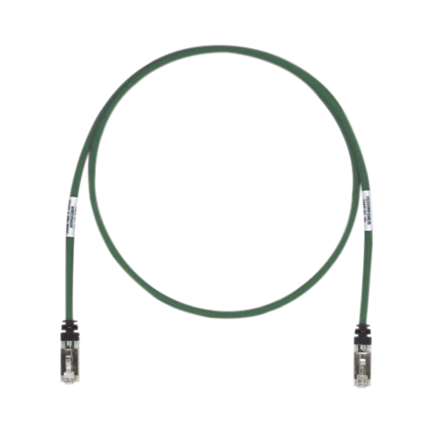 Patch Cord Cat6A, Blindado S/FTP, CM/LS0H, 7ft, Color Verde
