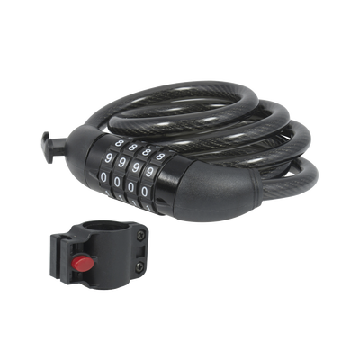 Candado De Cable De Combinación/ Longitud 100 Cm / Nivel De Seguridad 3/ Discos Programables.