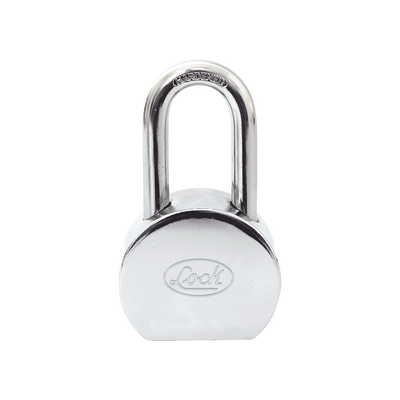 Candado Redondo Largo De 65 Mm Con Llave Estándar.