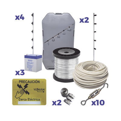 Kit Energizador Para 25 Metros De Proteccion